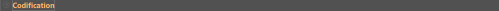 Codification